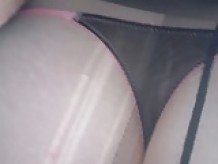 hairy pussy and ripped pantyhose