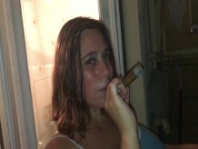Inhalar cigarros gordos