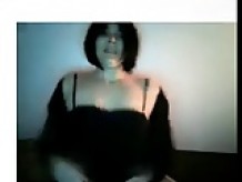 Amateur MILF masturbates on webcam