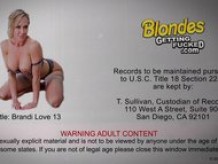 Busty blonde Brandi Love fucking a big dick