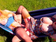 Red XXX y Lucy Gresty disfrutan de un picnic al aire libre