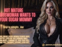 Empresaria madura y caliente quiere ser tu sugar mommy ❘ ASMR Audio Roleplay
