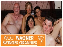 ¡Fiesta swinger caliente con abuelas y abuelos feos! WAGNER LOBO