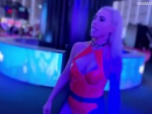 Venus Messe Berlin - Public Fuck directamente en el stand de exhibición + Ultra Spermwalk | Daynia