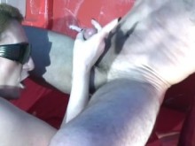 Troy ansioso por la polla