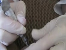 Amateur gilf folla a su médico