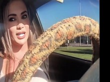 Me atrajeron, le pedí a una aplicación que viniera a un conductor caliente por las calles de RJ. Gané un chupdrer en la polla