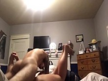 Rubia Hot Milf recibe garganta y se corre