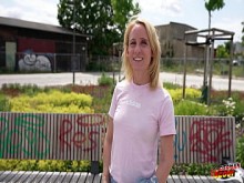 Scout alemán - Melisa Rose, delgada Melisa Rose para no condón, Casting Fuck