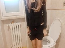 mi fartin'hot mamá en el wc