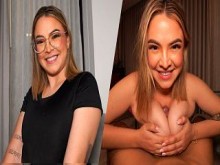 Estudiante cumple fantasía con su profesora tetona después de clases privadas - Daniela Gomez & Angel Cruz