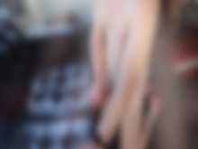 Corriéndose en el entrenador