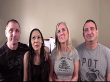 Aficionadas desesperadas casting de MILFs gordas y tetonas calientes recibiendo sus coños apretados golpeados muy duro por una gran polla