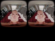 VR Bangers: Agente de bienes raíces sexy MILF rubia folla analmente y se corre en una exhibición de casa | porno en realidad virtual