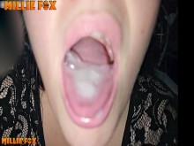 Milf amateur traga 37 grandes cargas de semen! Compilación de semen - Millie Fox
