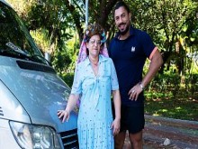 madura gordita obtiene culo destruido en mi autobús de conducción