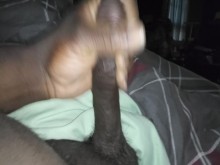 BHM de mediana edad masturbándose