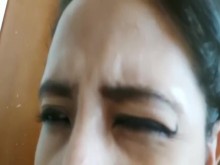 Maquillandome para ir a Trabajar
