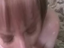 Amateur MILF Cum tragador tiene éxito