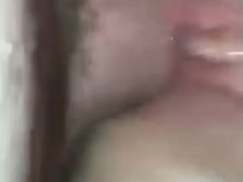 Coño asiático mojado y apretado follado por una polla carnosa