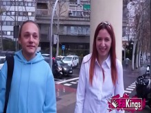 Comienza el porno, maduras y jóvenes. Alice Biancci, Vanessa Colombiana, Lucia Bianco y la estudiante pelirroja Astrid Ortiz. FAKings