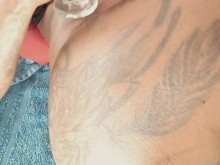 POLLA BIG BOOTY BEBIENDO MI PROPIO SQUIRT EN UNA COPA DE VINO